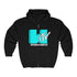 wOngtonfui TTV Zip-up Hoodie - Light Blue