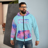 Wong Bob Holo Blue Zip-up Hoodie