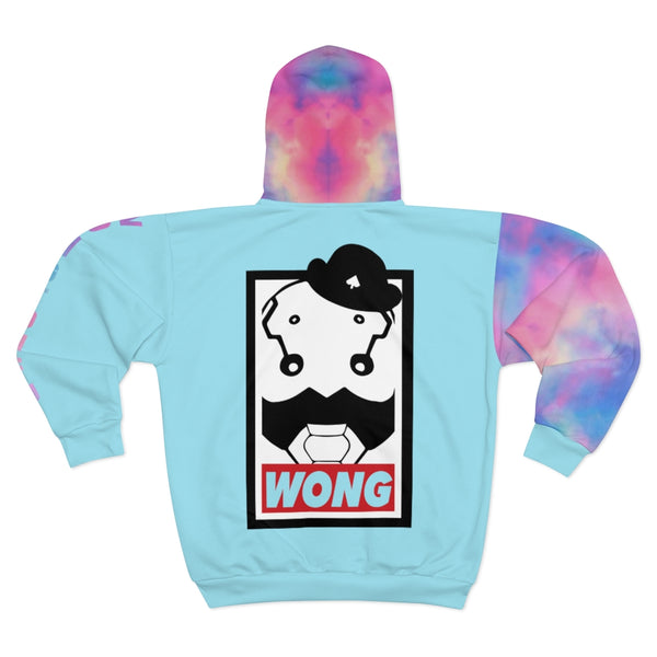 Wong Bob Holo Blue Zip-up Hoodie